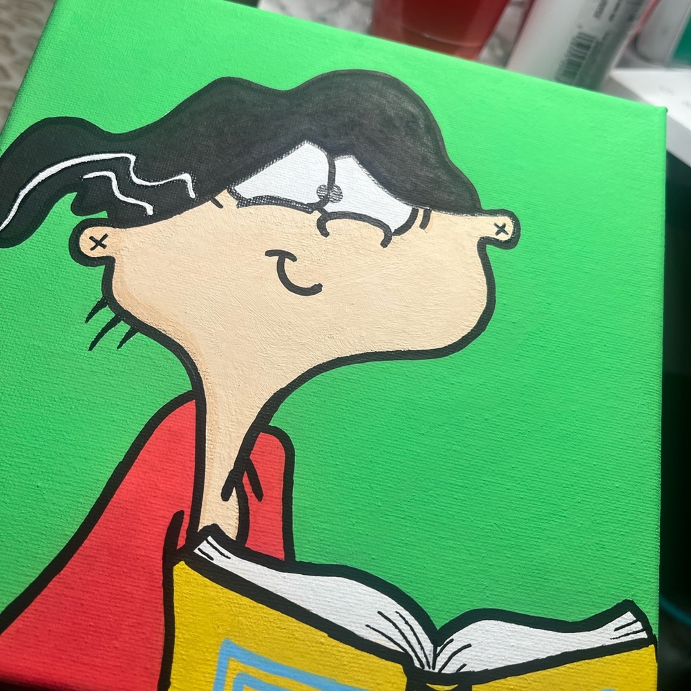 Double D Painting 🖼️ from Ed Edd and eddy MADE AND DONE by me 1 of 1 painting🎨